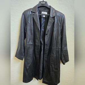Preston & York Black Leather Jacket